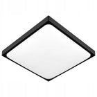Plafon Lampa sufitowa LED 2x E27 kwadratowy Natynkowy Oprawa czarny do salonu, kuchni i korytarza, na żarówki do 6 w