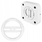 Plafon LED lampa sufitowa panel czujnik ruchu PIR akumulator bateria USB kwadratowe białe oświetlenie do szafy