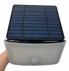 13489 Naświetlacz Solarny LED Lampa z Czujnik Ruchu PIR Zmierzchu Biała oświetlenie zewnętrzne 600 lm 4000 K IP44