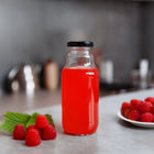 50x Butelki Szklane Na Sok kubuś 330ml zestaw butelka szklana + wieczko na lemoniadę i nalewki, do przechowywania