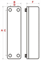 Wymiennik ciepła sanitline 22 płytowy 30kW 4 x 1" Cal + izolacja termiczna do kotła i instalacji CO, podgrzewania wody