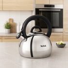 Czajnik tradycyjny stalowy tefal N4180310 z gwizdkiem na Gaz Indukcja imbryk do gotowania wody 2,5 l srebrny