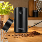 Młynek do kawy elektryczny do mielenia mocny orzechów przypraw grinder 200W 50 g metal, szkło
