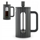 Zaparzacz tłokowy do kawy herbaty ziół 350 ml dzbanek szklany French Press praska francuska, 3 filiżanki, czarny
