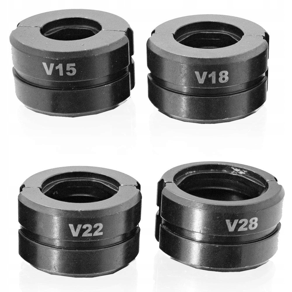 Złączki V do zaciskarki praski do rur 15-28mm wymienne szczęki do zaprasowywania instalacji hydraulicznych, końcówki