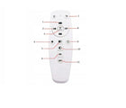 Lampa LED wisząca lotos 4 ringi 44 w pilot czarna oprawa sufitowa z aluminium, wysokość 55 cm