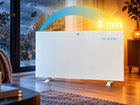 Grzejnik elektryczny na podczerwień IR WIFI TUYA wiszący szklany biały 500W 500 W