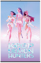 Plakat na ścianę K-Pop Demon Hunters Huntrix dla dziewczynki 61x91,5 cm poster muzyczny, dekoracja pokoju, format