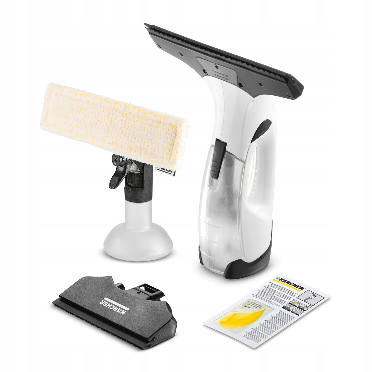 Myjka do okien WV 2 Plus N Karcher 1.633-642.0 elektryczna ściągaczka szyb, czyszczenie luster i kabin prysznicowych