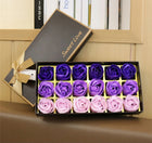 54x róże mydlane prezent kwiaty flower BOX główka sztuczna róża do kąpieli główki kwiatowe czerwony
