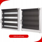 Roleta dzień NOC 68x230 cm Rolety Wewnętrzne na Wymiar Voppi Różne Kolory osłona okienna z regulowanym zaciemnieniem