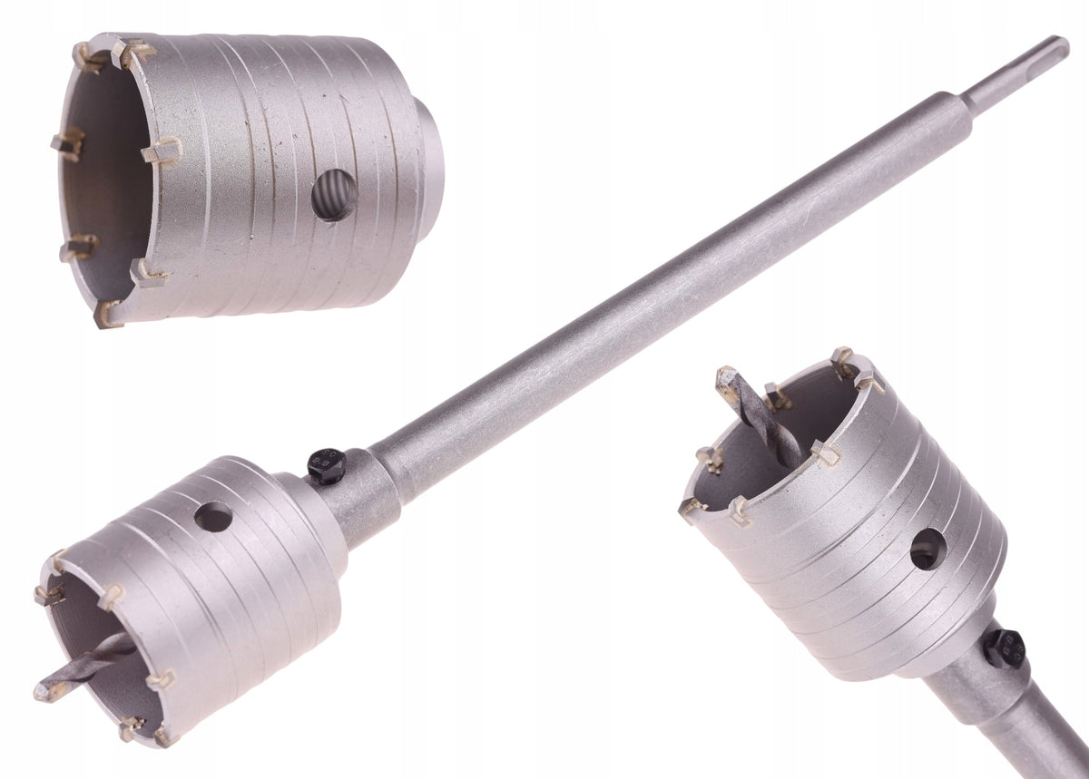 OTWORNICA DO BETONU 60 mm Z ADAPTEREM SDS plus 350 mm FREZ KORONKA ADAPTER wiertło koronowe do cegieł i gazobetonu