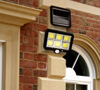 Halogen Naświetlacz LED Solarny Zewnętrzny Lampa z Czujnikiem Ruchu reflektor ogrodowy IP65 260 lm 6000 K zimna biel