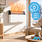 GRZEJNIK ELEKTRYCZNY ENERGOOSZCZĘDNY TERMOSTAT KONWEKTOR MOCNY 2000W 52 mm 34 mm grzewcza biały
