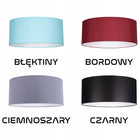 Abażur BIAŁY BEŻOWY CZARNY KREMOWY KLOSZ LAMPA 30 x 20cm różne KOLORY KLOSZ owanie biały, czarny, żółty