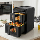 Frytkownica beztłuszczowa dwukomorowa pionowa 10l AIR fryer 2700W x50 wkład czarny