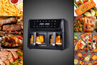 Frytkownica beztłuszczowa 11l airfryer 2700W Eldom FR220 duża podwójna czarny