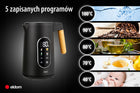 Czajnik elektryczny 2200W 1,7 l 5 zapisanych programów czarny Eldom C550 1.7 l 2200 w metal, tworzywo sztuczne