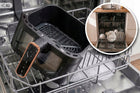 Frytkownica beztłuszczowa Air Fryer 10l 2700W 2 kosze 4l + 6l Dwukomorowa czarny