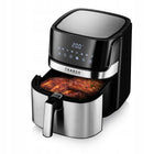 Frytkownica beztłuszczowa inox 8 programów misa XXL 6l 1700W srebrny/szary