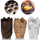 Papierowe papilotki do muffinek babeczek 3 wzory nieprzywierające x150 foremki do pieczenia cupcake’ów, wkładki do formy