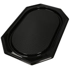 Taca cateringowa plastikowa CZARNA 30,2 x 45,5 cm 10szt. półmisek jednorazowy do serwowania przekąsek, ciast i potraw