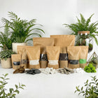 Zestaw XXL Las w Słoiku Szkle premium Podłoże Kamienie Mech Korzeń DIY 15w1 terrarium roślinne, mini ogród, dekoracja