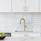Szklany Hartowany Panel Kuchenny Transparentny Ścienny do Kuchni 60x40 cm osłona nad blat, backsplash, prostokątna