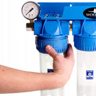 Filtr do wody wstępny na cały DOM 3 stopniowy zmiękczacz + zestaw filtrów 3 l bezbarwny