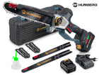Piła łańcuchowa akumulatorowa 4.0Ah PRO gałęziówka 10"+ 8'' pilarka humberg