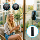 Robot do mycia okien sprzątający WiFi myjka 6600PA pilot zestaw 10 frotek automatyczny czyszczacz szyb, czujniki