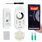 Zestaw Taśma LED COB 24V 10m 4000K biała neutralna zasilacz tuya wifi pilot oświetlenie dekoracyjne do wnętrz