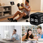 Timers gravity sensor adjustable sound flip timer workout timer black minutnik elektroniczny kostka do kuchni i
