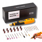 MINI ELEKTRYCZNA SZLIFIERKA WIERTARKA ELEKTRYCZNA POMARAŃCZOWA akumulatorowa frezarka wielofunkcyjna multiszlifierka