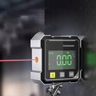 Laserowy kątomierz cyfrowy inklinometr USB ładowalny - magnetyczny miernik nachylenia, poziomica elektroniczna, pomiar