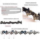 Łańcuch piły 10'' 40 3/8 1.3mm 25cm husqvarna 136 137 140 140S 141 142 235 do pilarki spalinowej, część zamienna do