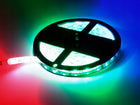 Zestaw taśma LED kolorowa 5M/300 5050 RGB + zasilacz + sterownik + pilot oświetlenie dekoracyjne do wnętrz, 12V DC