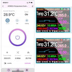 Termostat elektroniczny WiFi watomierz timer aplikacja gniazdko 230V 3680W regulator temperatury do pieca, sterownik
