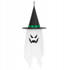 Duch w kapeluszu dekoracja halloween duszek świecący wiszący ozdoba LED straszydło na imprezę tematyczną, aranżacja