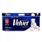 Velvet papier toaletowy White Cotton 7x 10 rolek bezzapachowy, suchy, do łazienki, 70 sztuk