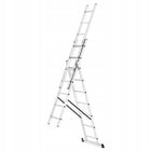 Drabina aluminiowa wielofunkcyjna z adaptacją na schody 3x7 higher 150kg drabinka do prac remontowych i budowlanych