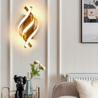 Kinkiet Ścienny LED Lampa Wewnętrzna Złoty Nowoczesny 22W 3000K oprawa naścienna, 3 punkty światła, aluminiowa