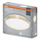 Plafon LED Lampa Sufitowa Oprawa Natynkowa Panel 18W 990lm 4000K osram okrągłe oświetlenie wnętrz, złote, neutralna