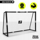Bramka Piłkarka 240x60cm HyperMotion Stalowa Prosty Montaż Stabilna Czarna do gry w futbol dla dzieci od 3 lat do