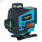 Poziomica laserowa 4D 16 linii zielony laser walizka Blaupunkt LL6010 niwelator płaszczyznowy, do remontów, zasięg 25