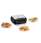 Opiekacz Gofrownica Panini do kanapek tefal UltraCompact SW383D10 3w1 nominalna srebrny/szary