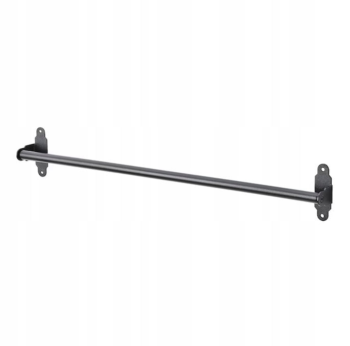 Ikea hultarp Szyna, czarny, 60 cm reling kuchenny, drążek do zawieszania akcesoriów i przyborów kuchennych, montaż