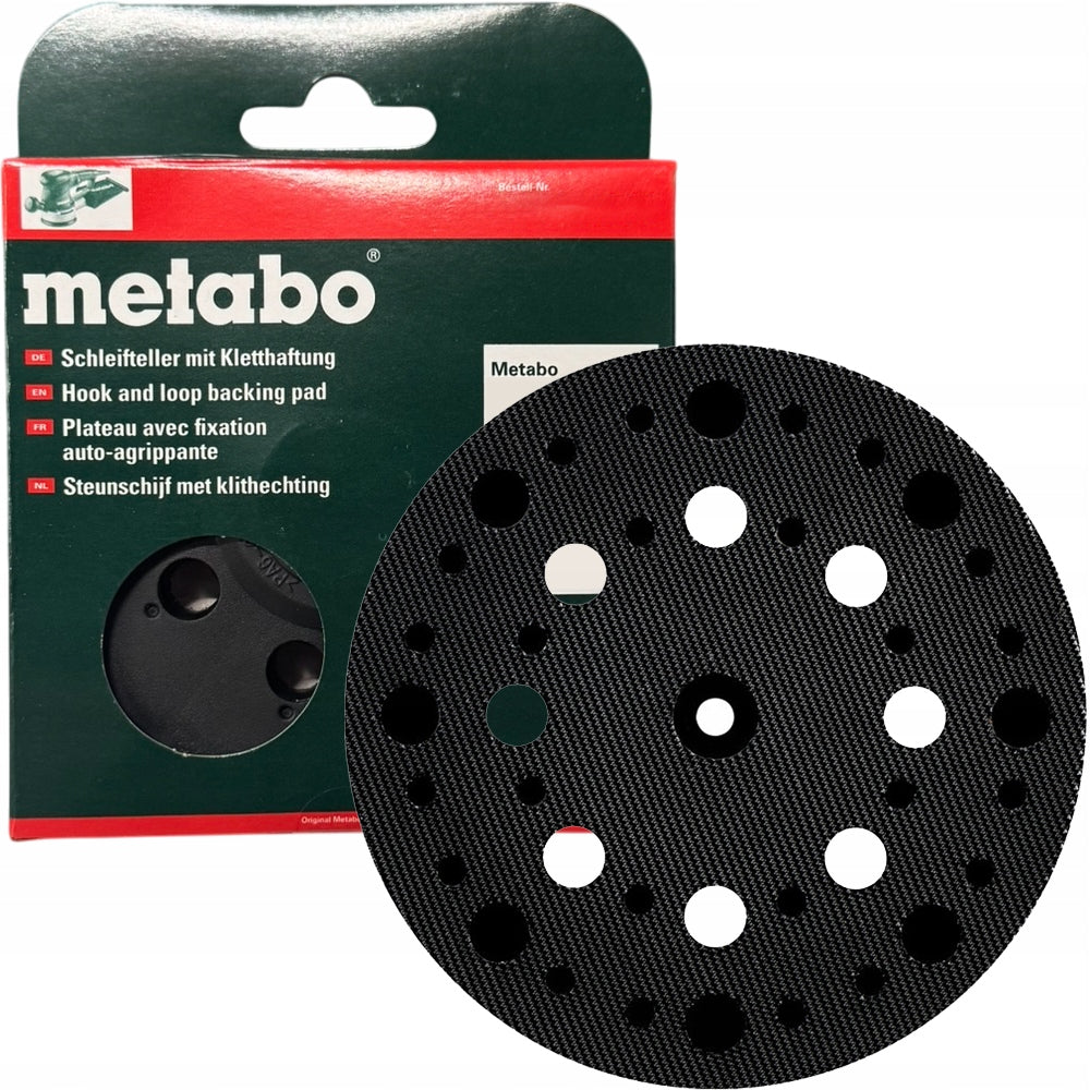 METABO Talerz szlifierski podporowy 125 mm miękki do SXE 325 631220000 stopa do szlifierki mimośrodowej, mocowanie