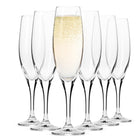 Kieliszki do szampana Venezia krosno 6szt NEW prosecco win musujących 200 ml bezbarwny