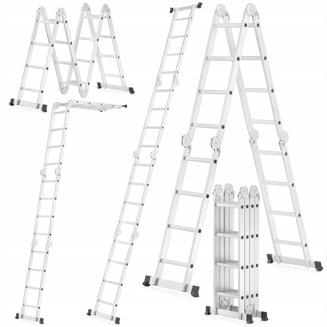 Drabina aluminiowa przegubowa składana wielofunkcyjna rozkładana 4x4 higher aluminium